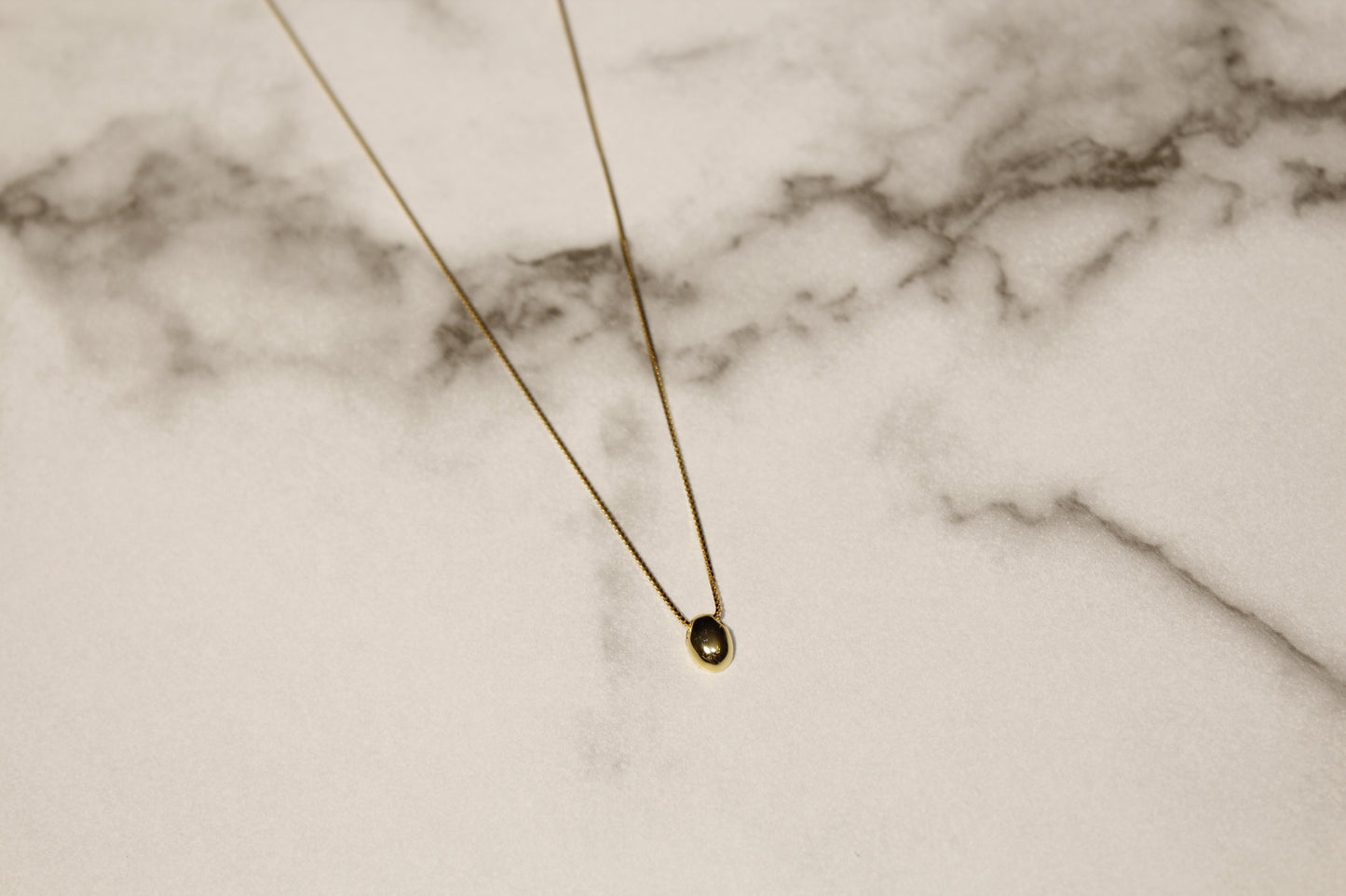 Gold Raindrop Necklace