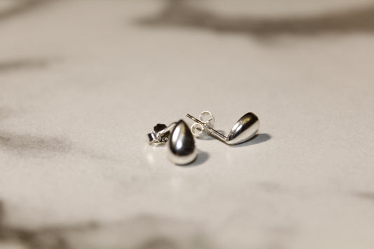 Silver Raindrop Earrings