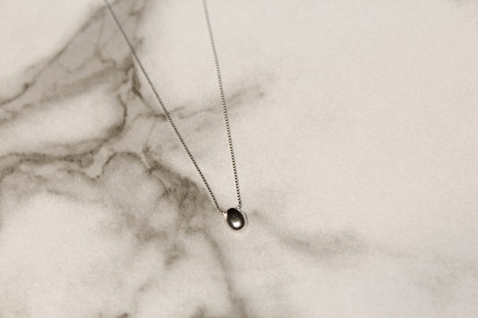 Silver Raindrop Necklace